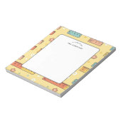 先生からのメモ 定規 ノート パターン メモ帳 (回転)