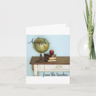 先生からのApple サンキューカード