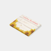 先生からのShiplap | Aのノートのデイジー ポストイット (アングル)