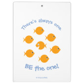 先生かわいい感動的ことわざ クリップボード (裏面)