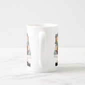先生かわいらしの中国マグ ボーンチャイナマグカップ (裏面)