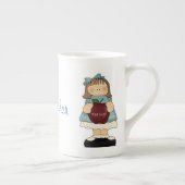 先生かわいらしの中国マグ ボーンチャイナマグカップ (右)