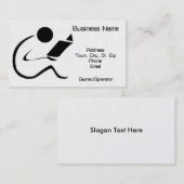 先生か図書館のためにカード読素晴らしいビジネス 名刺 (正面/裏面)