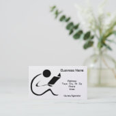 先生か図書館のためにカード読素晴らしいビジネス 名刺 (スタンド正面)