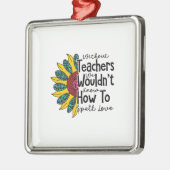 先生がなければ メタルオーナメント (左)