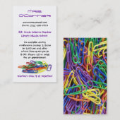 先生が一緒にクリップ情報 名刺 (正面/裏面)