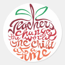 先生が世界のステッカーを変更