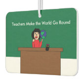 先生が世界を動かす カーエアーフレッシュナー (左)