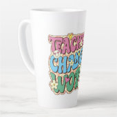 先生が世界を変える カフェラテマグ (左アングル)