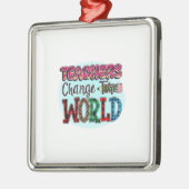 先生が世界を変える メタルオーナメント (左)