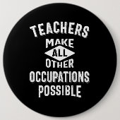 先生が他の職業を可能にする 缶バッジ (正面)