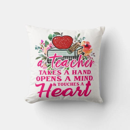 先生が先生の手品を取る クッション (正面)