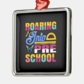 先生が前校に殺到 メタルオーナメント (左)