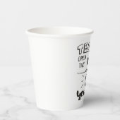 先生が勝手に入るドアを開ける 紙コップ (正面)