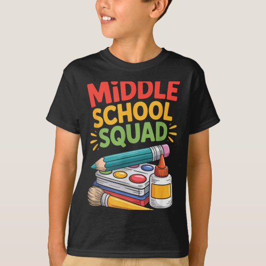 先生が子供たちに教える教育者中学校の仲間 Tシャツ (正面)