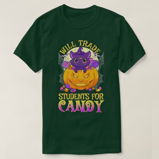 先生が学生を可愛いアローに交換 Tシャツ (デザイン正面)