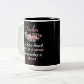 先生が心を開く ツートーンマグカップ (正面左)