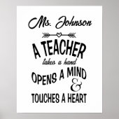 先生が手を取って心を開く ポスター (正面)