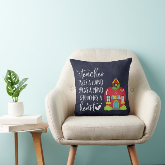 先生が手を取る クッション (椅子)