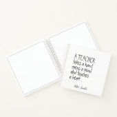 先生が手を取る ノートブック (内部)