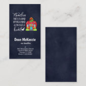 先生が手を取る 名刺 (正面/裏面)