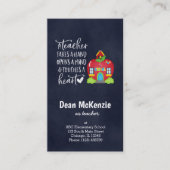 先生が手を取る 名刺 (正面)