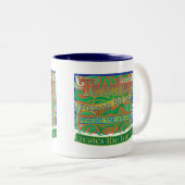 先生が未来を創り出す/先生評価 ツートーンマグカップ (正面右)