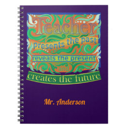 先生が未来を創り出す/先生評価 ノートブック