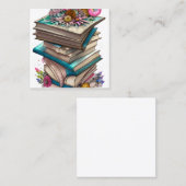 先生が未来を形作る上で重要な役割 スクエア名刺 (正面/裏面)