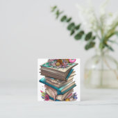 先生が未来を形作る上で重要な役割 スクエア名刺 (スタンド正面)