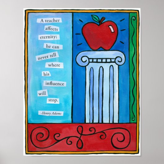 先生が永遠のポスターに影響を及ぼす ポスター (正面)