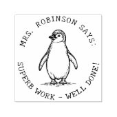 先生が自分のかわいいペンギンを作り上げる絶品 セルフインキングスタンプ (デザイン)