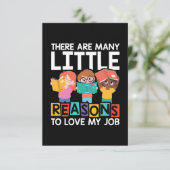 先生が自分の仕事を好きになる理由 サンキューカード (スタンド正面)