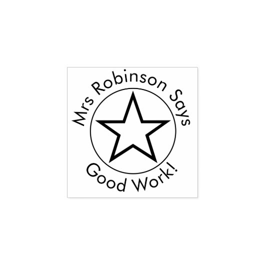 先生が良い仕事を言う ラバースタンプ (インプリント)