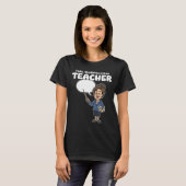 先生が話し、学生が聞く Tシャツ (正面フル)