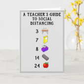 先生が遠い世界で高く評価されていること カード (黄色い花)