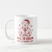 先生が静かなわけないって言ったクリスマス コーヒーマグカップ (左)