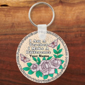 先生がDifferenceキーチェーンを作成 キーホルダー (正面)