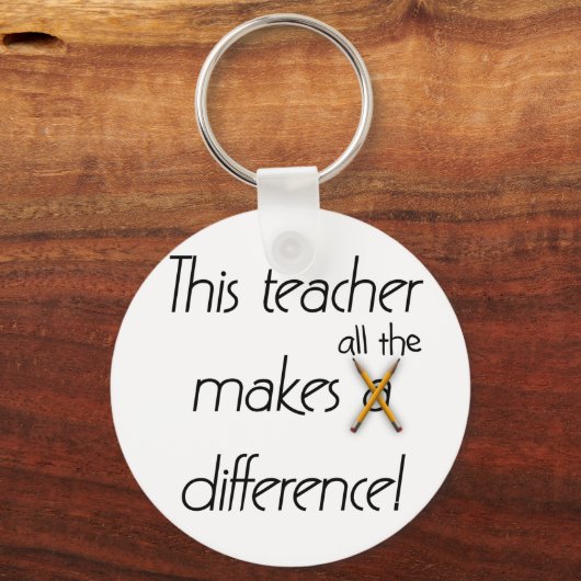 先生がTシャツとギフトを変える キーホルダー (正面)