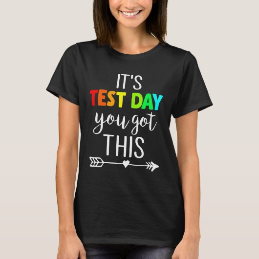 先生このテスト日得のテスト日Stu Tシャツ (正面)