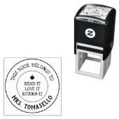 先生この本は次のものだパーソナライズされた セルフインキングスタンプ (インサイチュ)