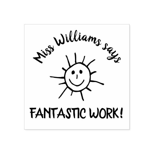 先生さんの素晴らしい作品がウッド・アート・スタンプを褒める ラバースタンプ (インプリント)