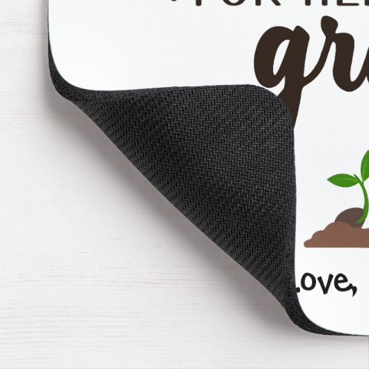 先生さん救済ひまわり育て マウスパッド (コーナー)