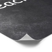 先生すごいシャルボードデザインクラス装飾 ポスター (角)