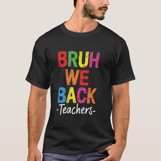 先生たちかわいい!楽しい学校の初日だね Tシャツ (正面)