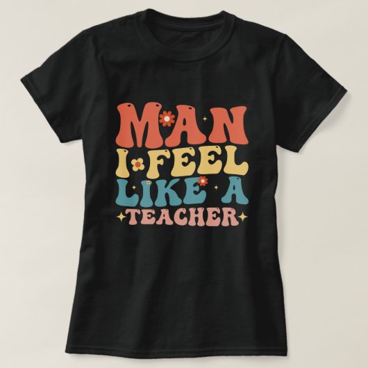 先生だ!新学期だ! Tシャツ (デザイン正面)