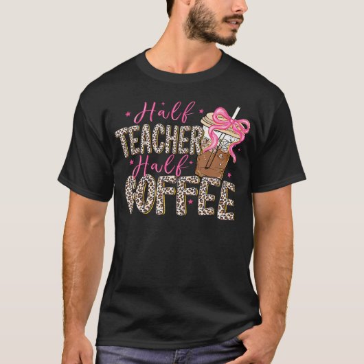 先生とコーヒーの半分ずつ 初めての学校の後ろ姿 Tシャツ (正面)