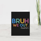 先生と一緒の夏休み最終日 カード (正面)