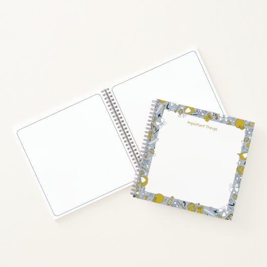 先生と子供の新学期 ノートブック (内部)