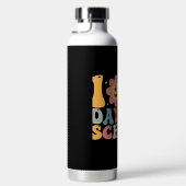 先生と子供 レトロ グルーヴィー 100日間の学校生活 ウォーターボトル (右面)